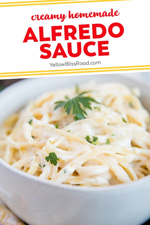 Easiest Creamiest Alfredo Sauce from Scratch