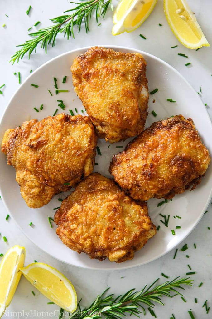 Air Fryer Fried Chicken Thighs - The Country Cook