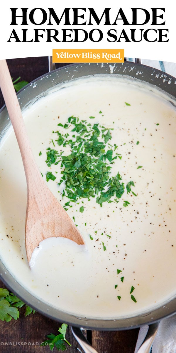 Easiest Creamiest Alfredo Sauce from Scratch