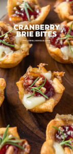 Cranberry Brie Bites Holiday Appetizer Yellowblissroad Com