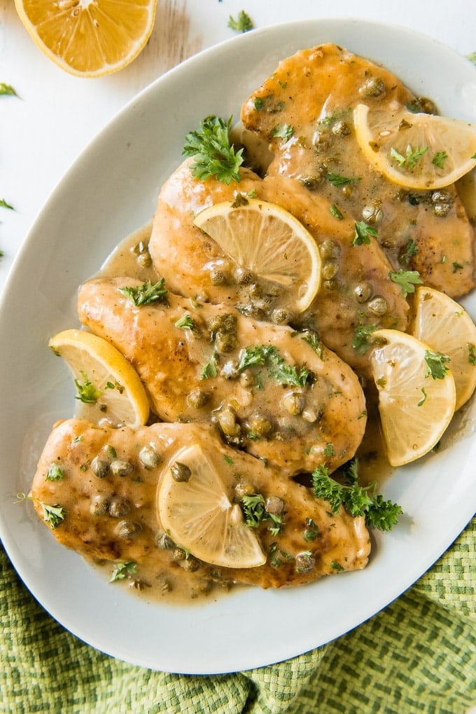 Easy Chicken Piccata - Yellow Bliss Road