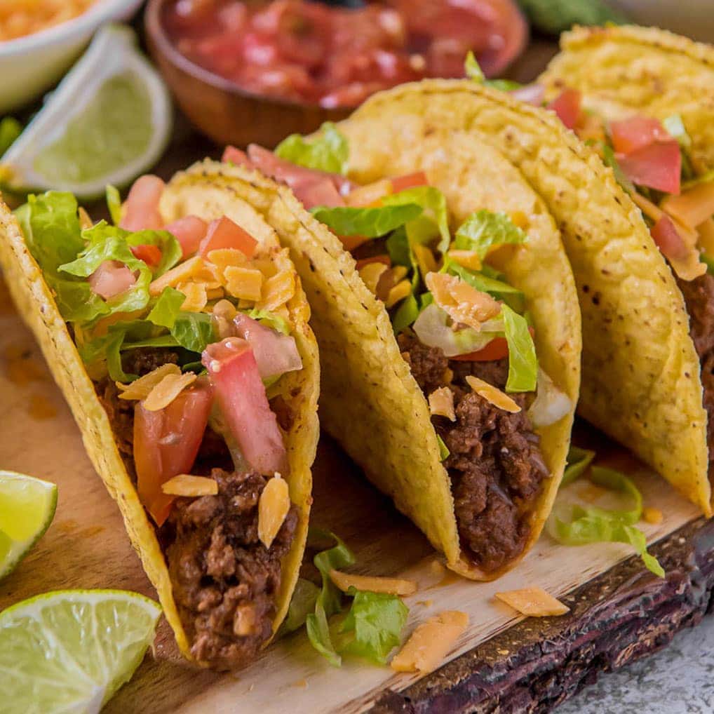 The Best Ground Beef Tacos | YellowBlissRoad.com