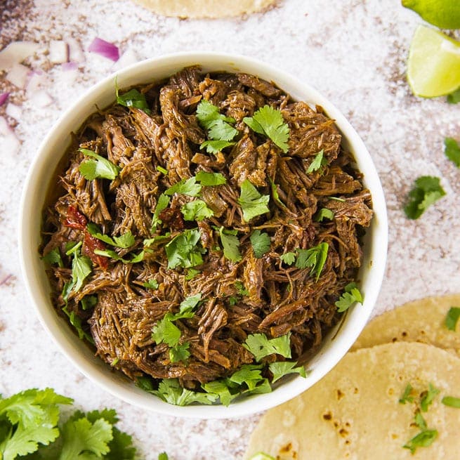 Barbacoa Beef (Instant Pot Recipe) | YellowBlissRoad.com