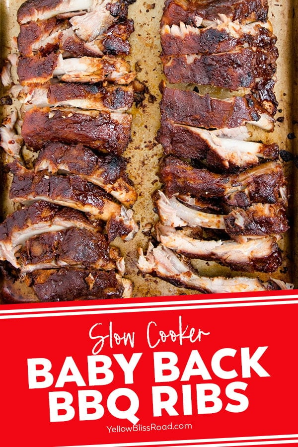 Crockpot Ribs (Slow Cooker Baby Back Ribs) | YellowBlissRoad.com