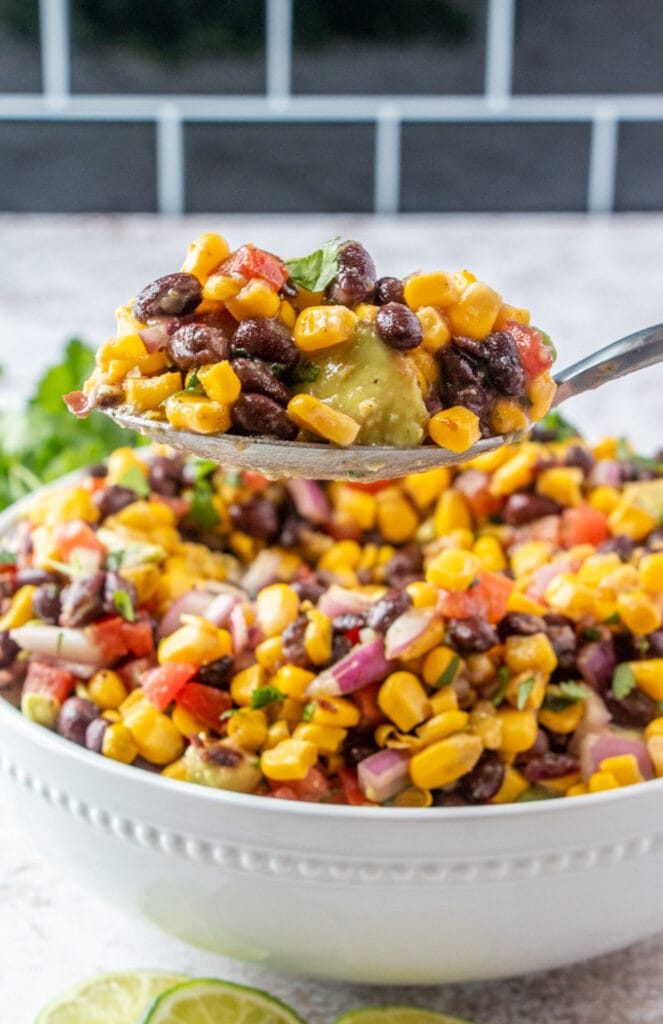 Simple Black Bean and Corn Salad - Yellow Bliss Road