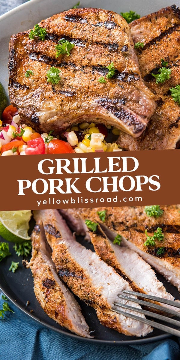Cajun Grilled Pork Chops (Tender and Juicy!) | YellowBlissRoad.com