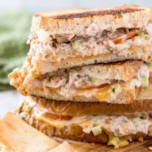 The Best Tuna Melt Sandwich | YellowBlissRoad.com