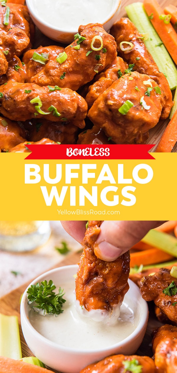 Best Boneless Buffalo Wings | YellowBlissRoad.com