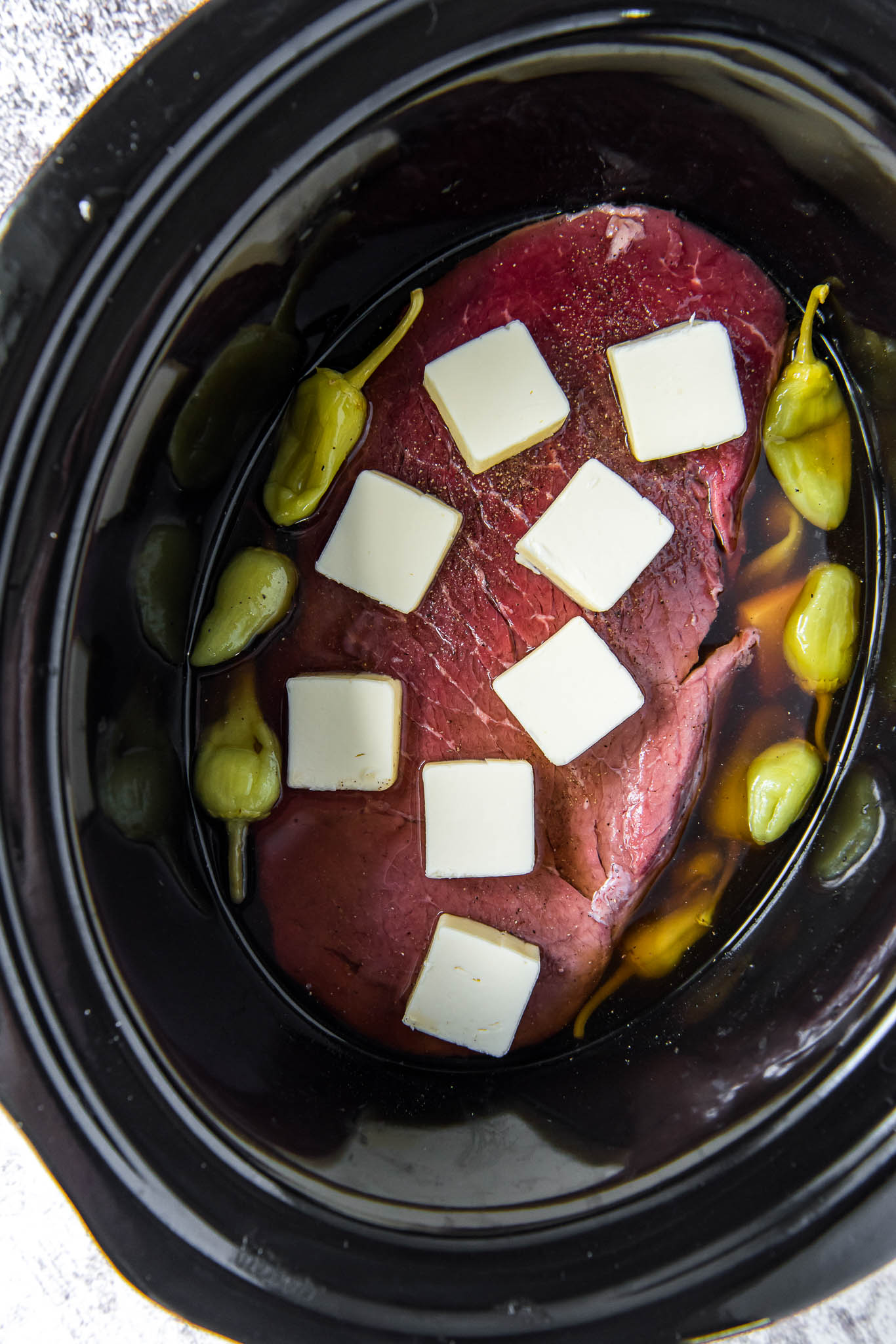 Top Round Roast Recipe Spicy Slow Cooker Roast Beef