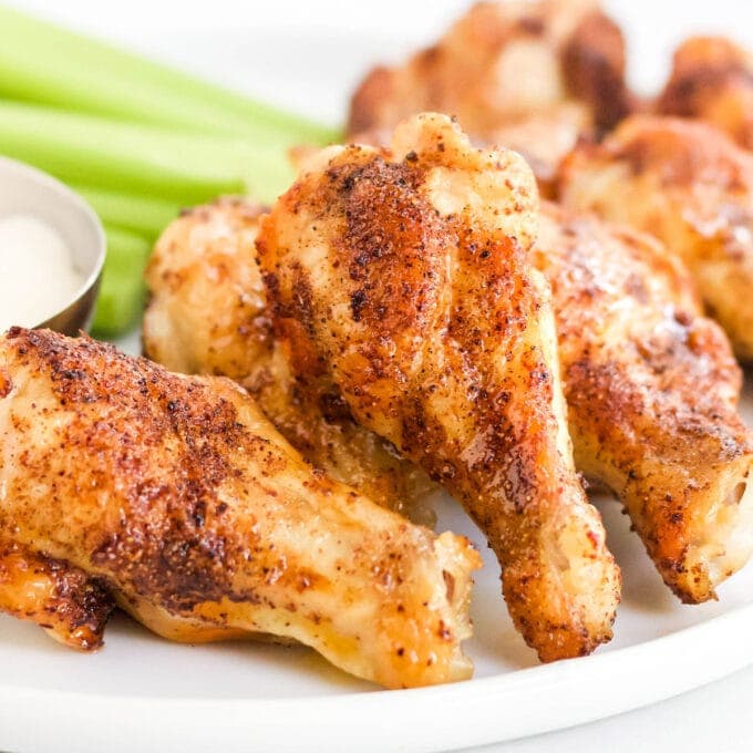 Air Fryer Chicken Wings (crispy And Juicy!) 