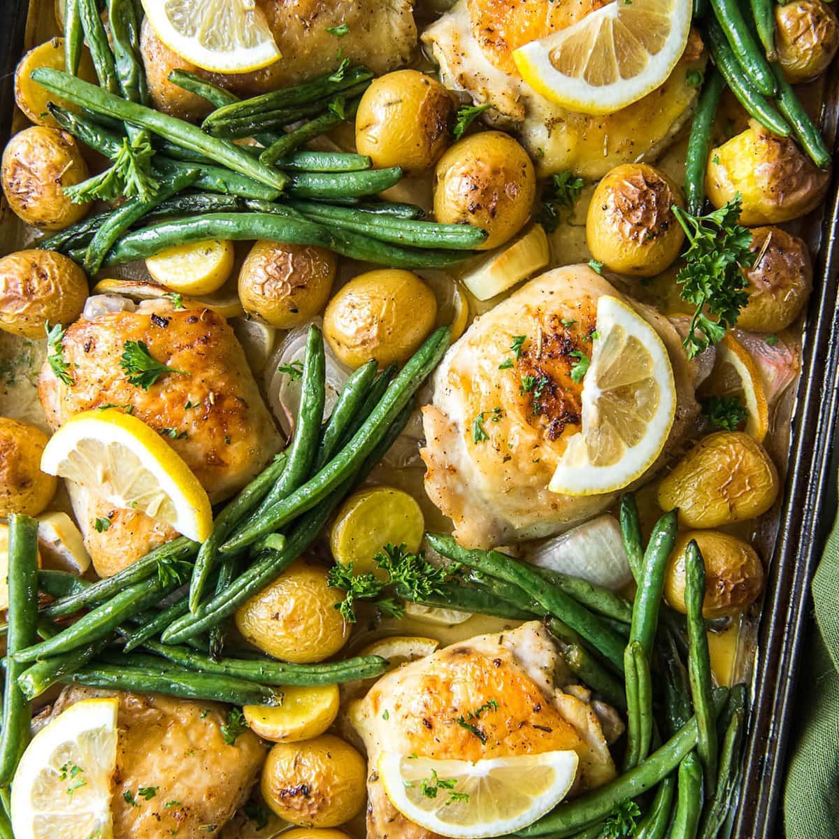 One Pan Chicken and Potatoes