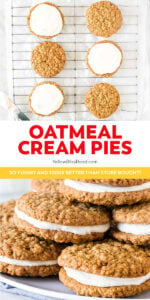 Homemade Oatmeal Cream Pies | YellowBlissRoad.com