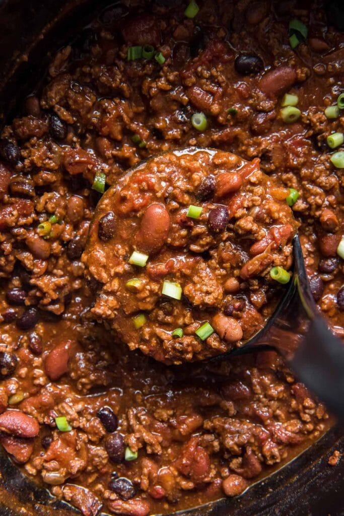 Easy Slow Cooker Chili Recipe Simple Crockpot Chili