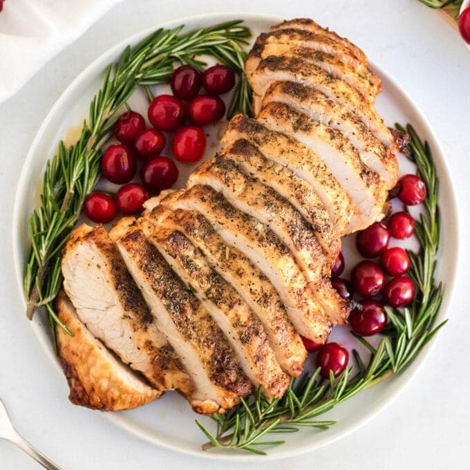 Air Fryer Turkey Breast (So Tender and Juicy!) | YellowBlissRoad.com