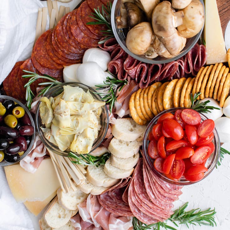 How To Assemble An Epic Antipasto Platter | YellowBlissRoad.com