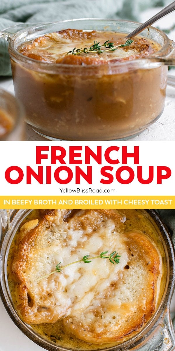 Simple French Onion Soup Recipe | YellowBlissRoad.com