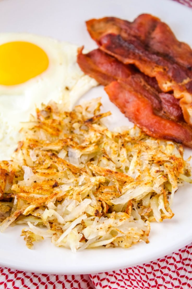 Crispy Homemade Hash Browns Recipe | YellowBlissRoad.com