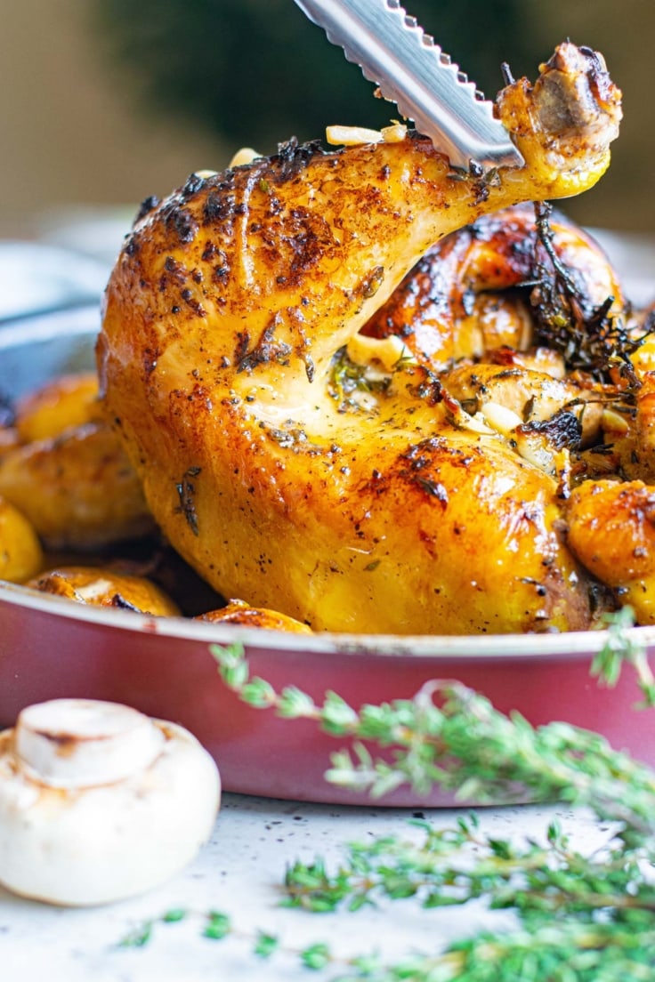 Honey Lemon Roast Chicken Recipe | YellowBlissRoad.com