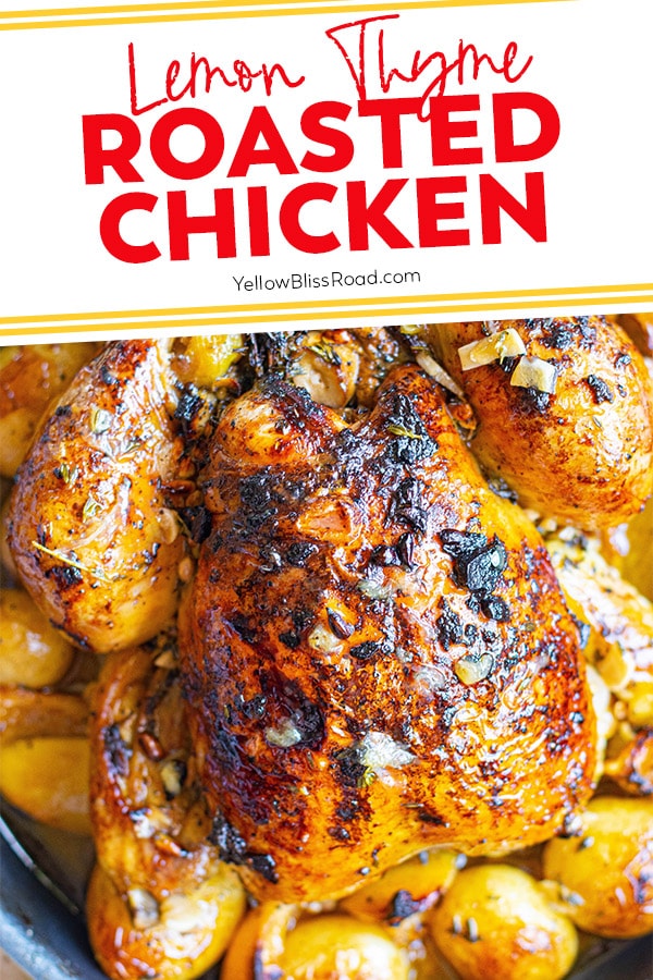 Honey Lemon Roast Chicken Recipe | YellowBlissRoad.com