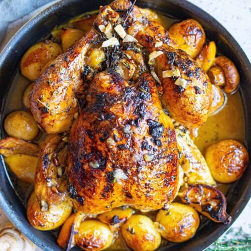 Honey Lemon Roast Chicken Recipe | YellowBlissRoad.com