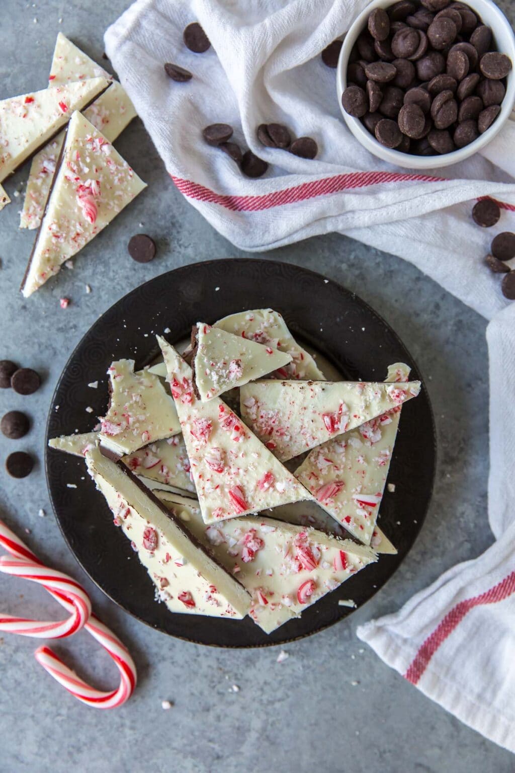 Easy Peppermint Bark Candy Recipe YellowBlissRoad Com