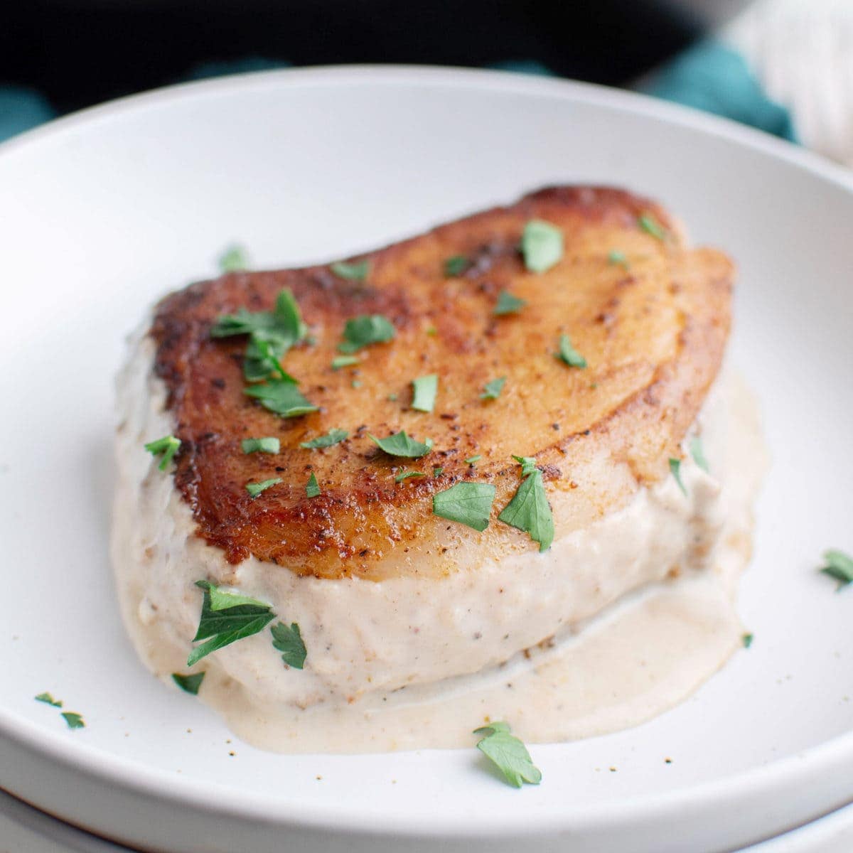 Skillet Pork Chops with Gravy - Yellow Bliss Road