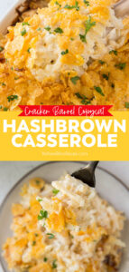 Cheesy Cracker Barrel Hashbrown Casserole Recipe | YellowBlissRoad.com