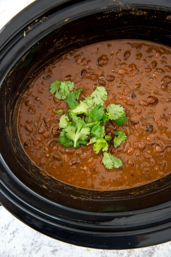 Mexican Beans (Slow Cooker Pinto Beans)