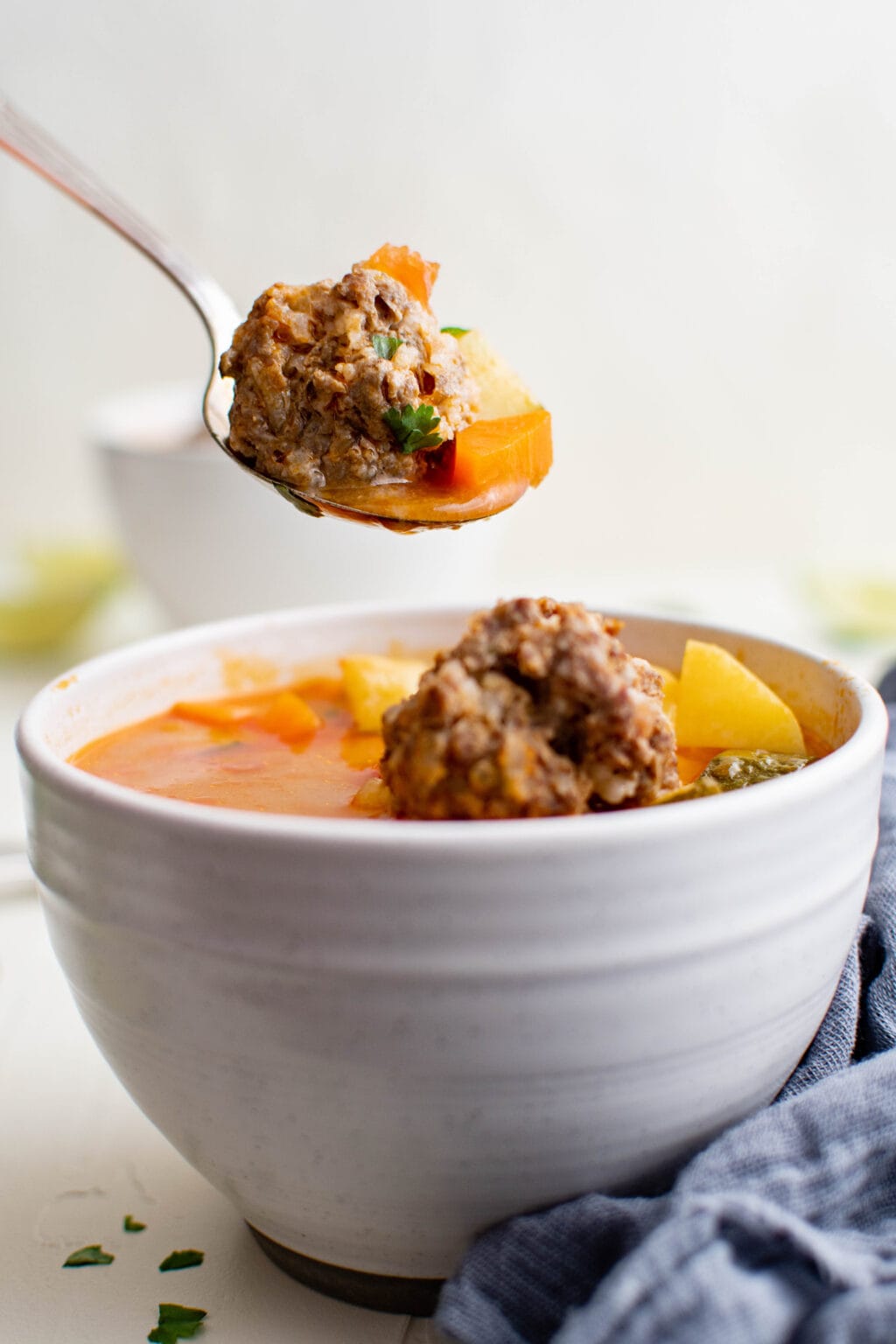Albondigas (Mexican Meatball Soup) | YellowBlissRoad.com