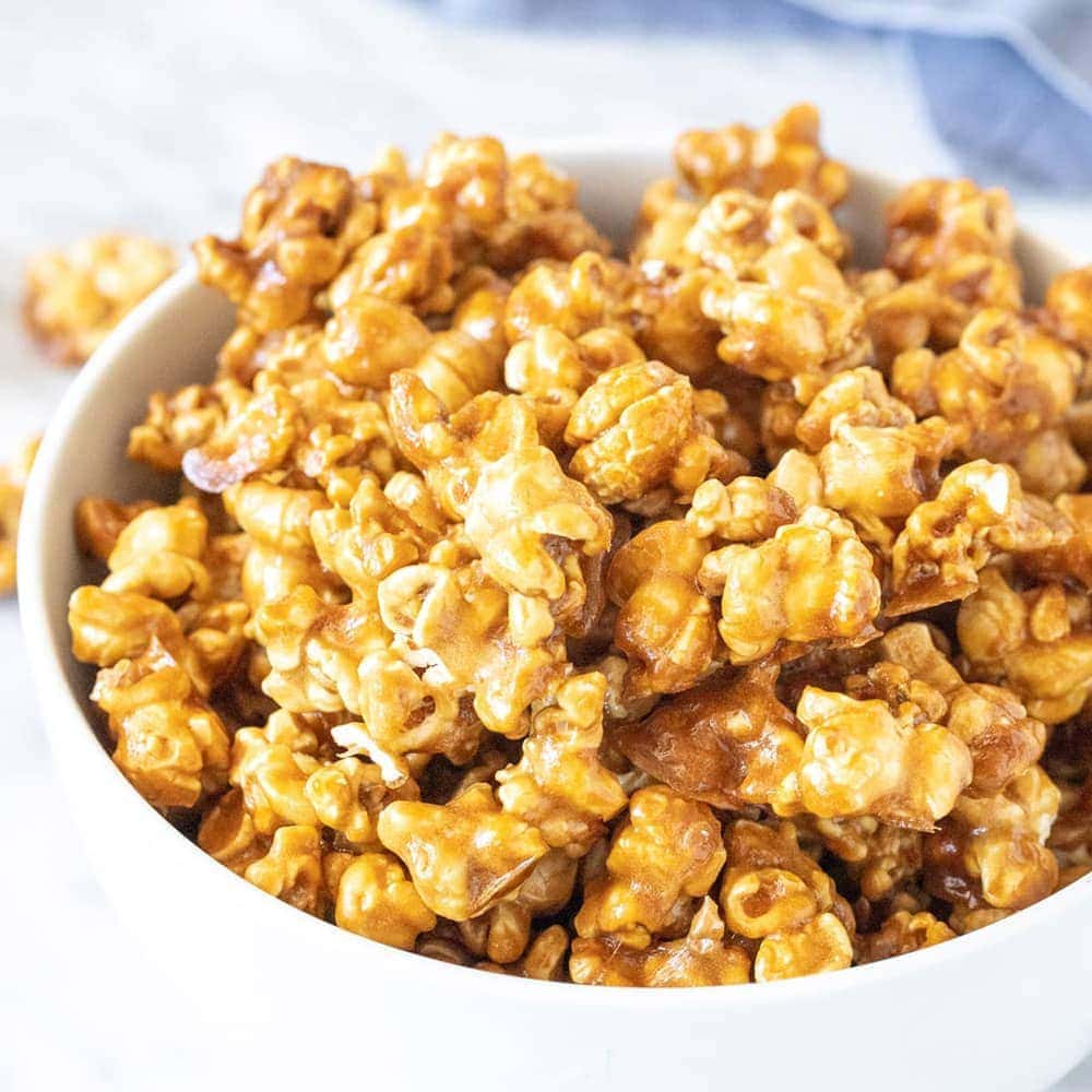 Homemade Caramel Popcorn