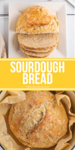 Easy Sourdough Bread With Instant Yeast | YellowBlissRoad.com