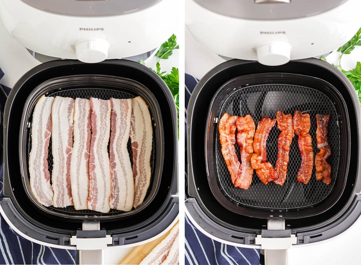 Easy Crispy Air Fryer Bacon