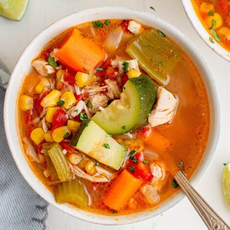 Caldo de Pollo (Mexican Chicken Soup) - Yellow Bliss Road