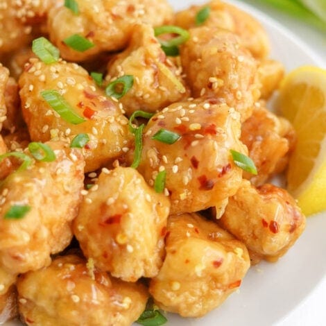 Chinese Lemon Chicken (Crispy, Sweet and Tangy) | YellowBlissRoad.com