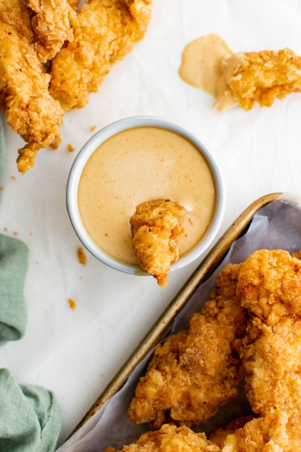 Crispy Fried Chicken Tenders | YellowBlissRoad.com