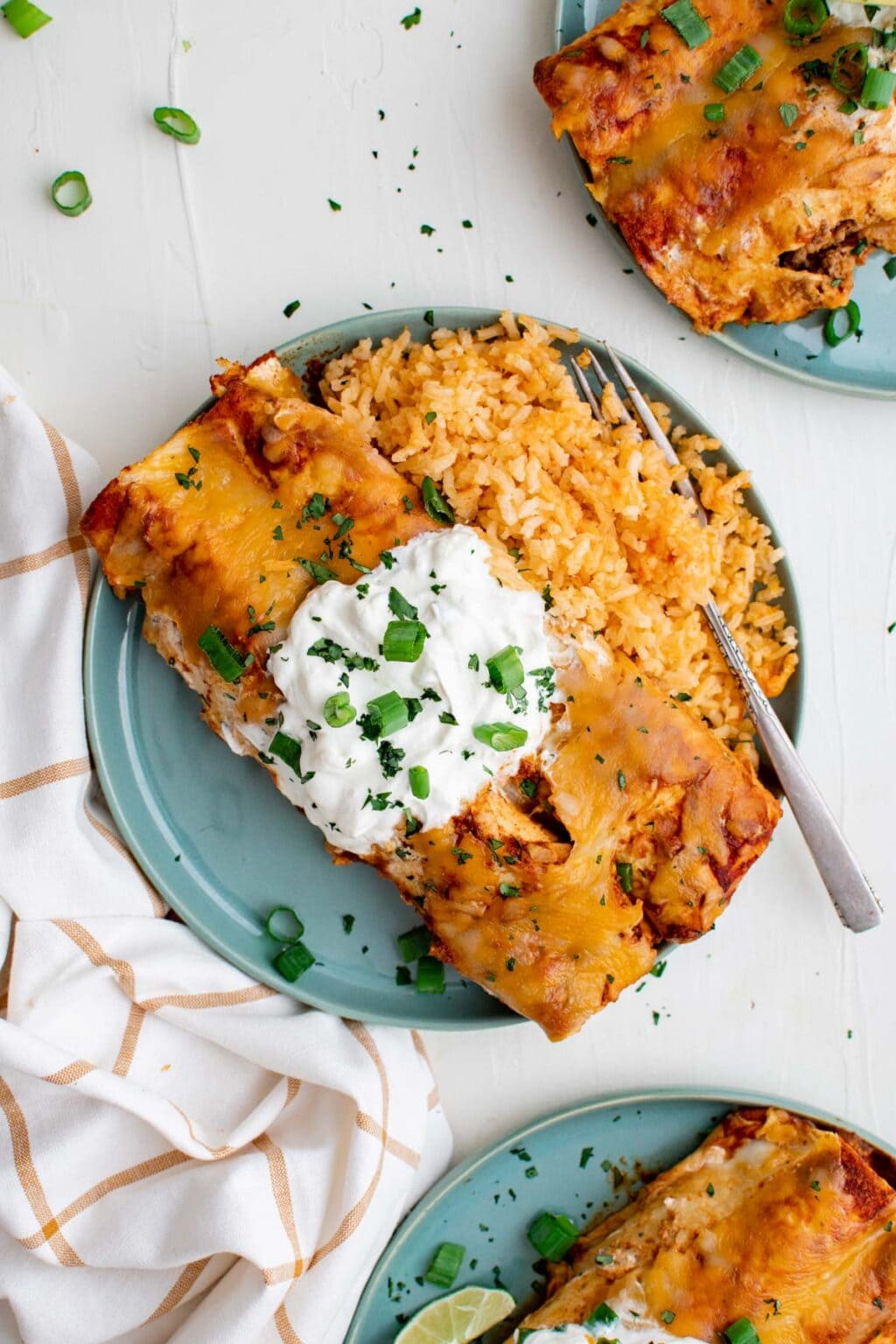 easy-cheesy-ground-turkey-enchiladas-yellowblissroad