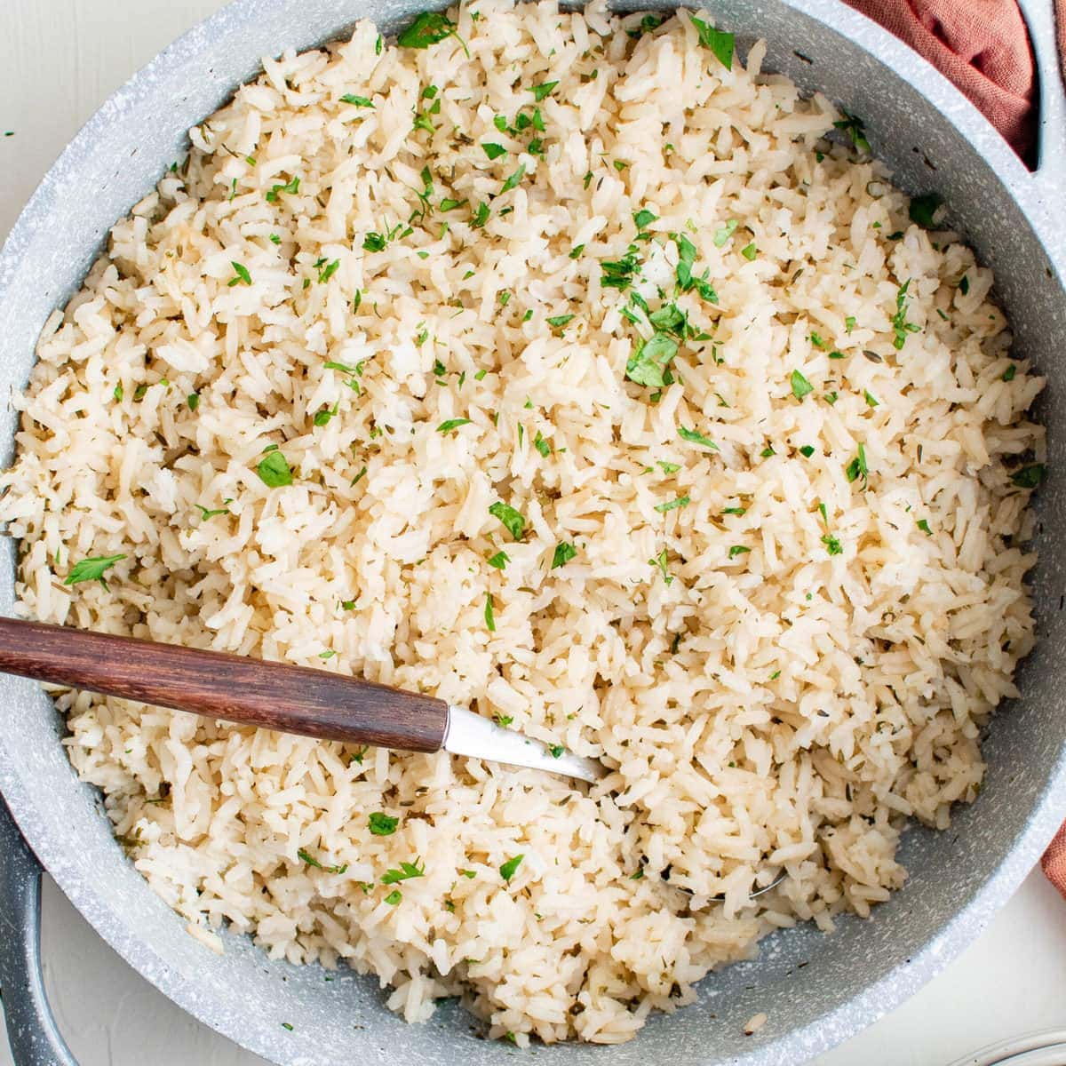 Seasoned Rice with Herbs and Garlic - Better than a boxed mix ...