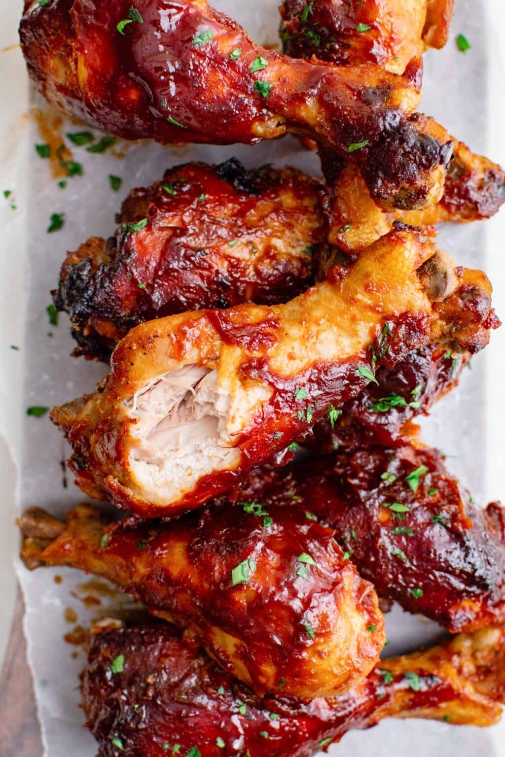 BBQ Chicken Drumsticks in the Slow Cooker