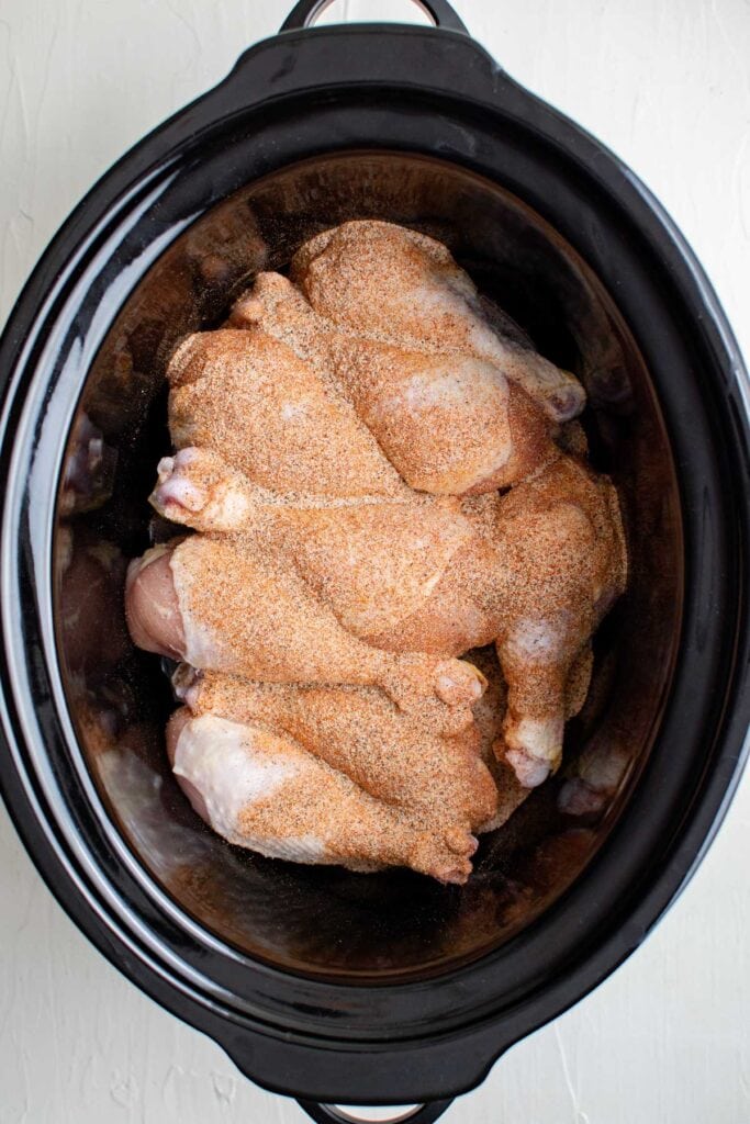 Slow Cooker BBQ Chicken Drumsticks | Crock Pot Chicken Legs
