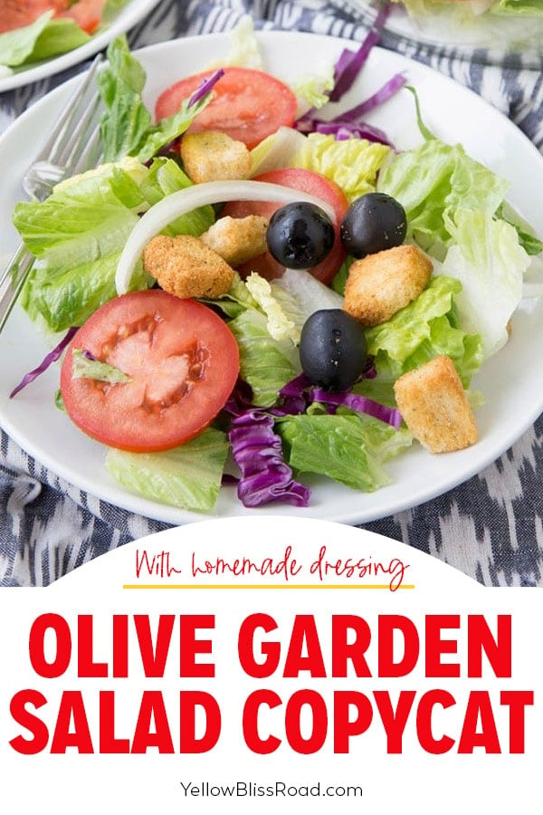 Olive Garden Salad Recipe • Love From The Oven