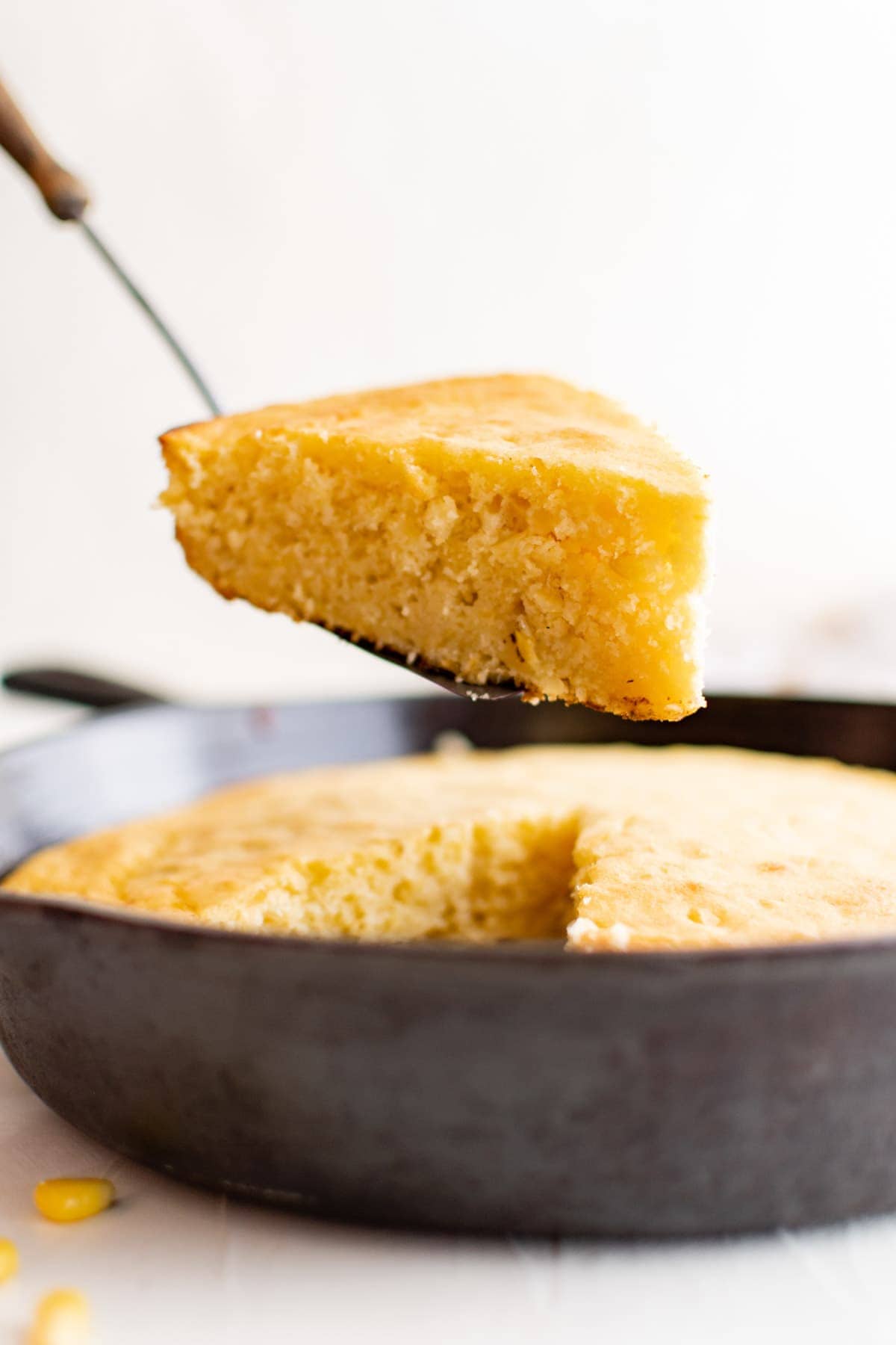 Sour Cream Cornbread (So easy!) | YellowBlissRoad.com