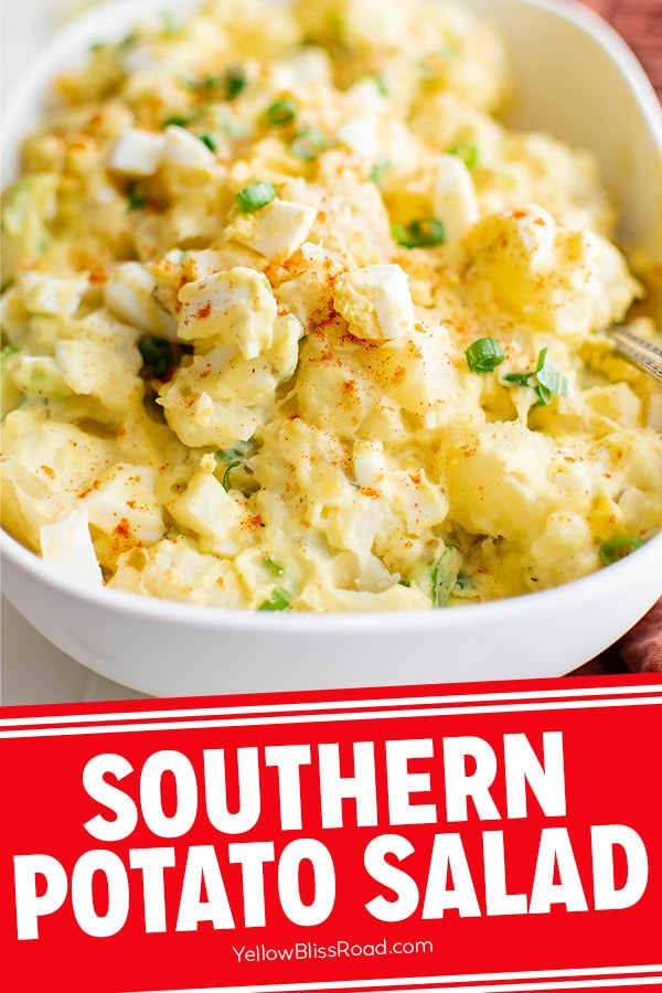 Old Fashioned Southern Potato Salad | YellowBlissRoad.com