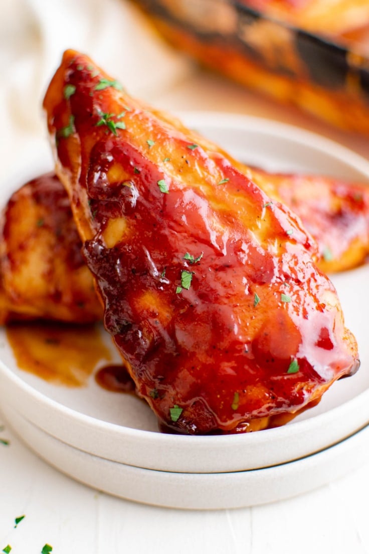 Easy Baked BBQ Chicken Breast Recipe (Oven Barbecue Chicken)