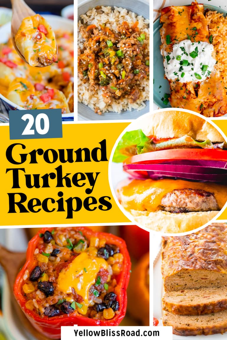 20 Ground Turkey Recipes - Yellow Bliss Road