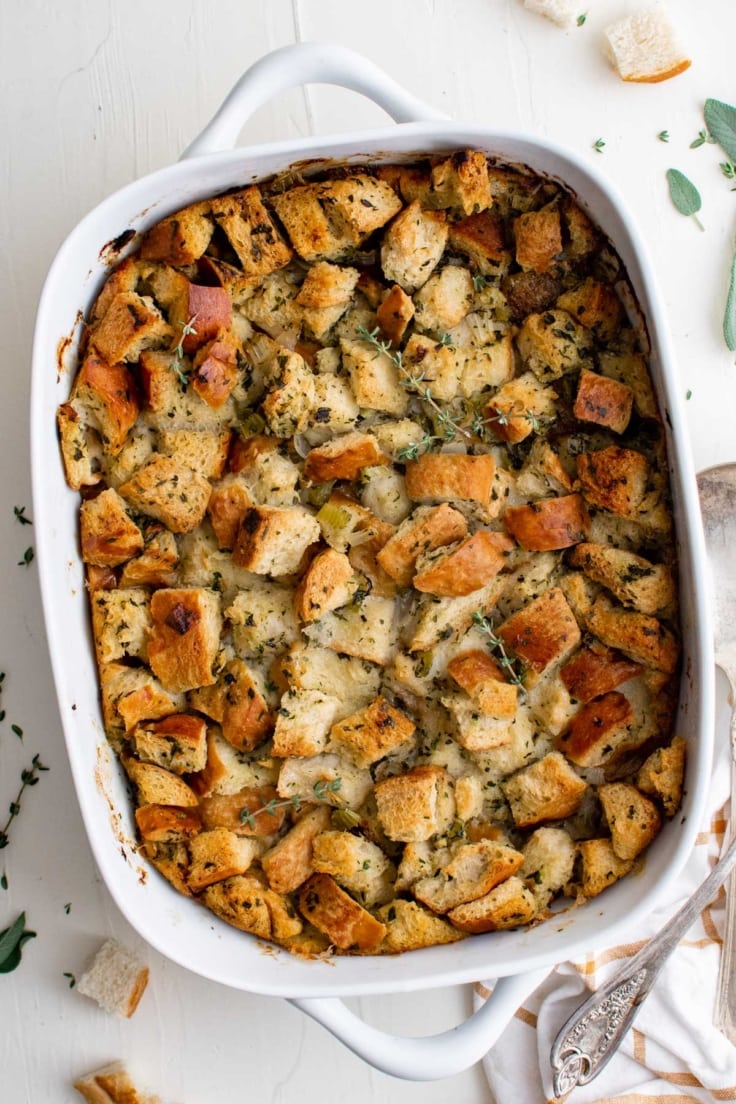 Easy Homemade Stuffing from Scratch | YellowBlissRoad.com