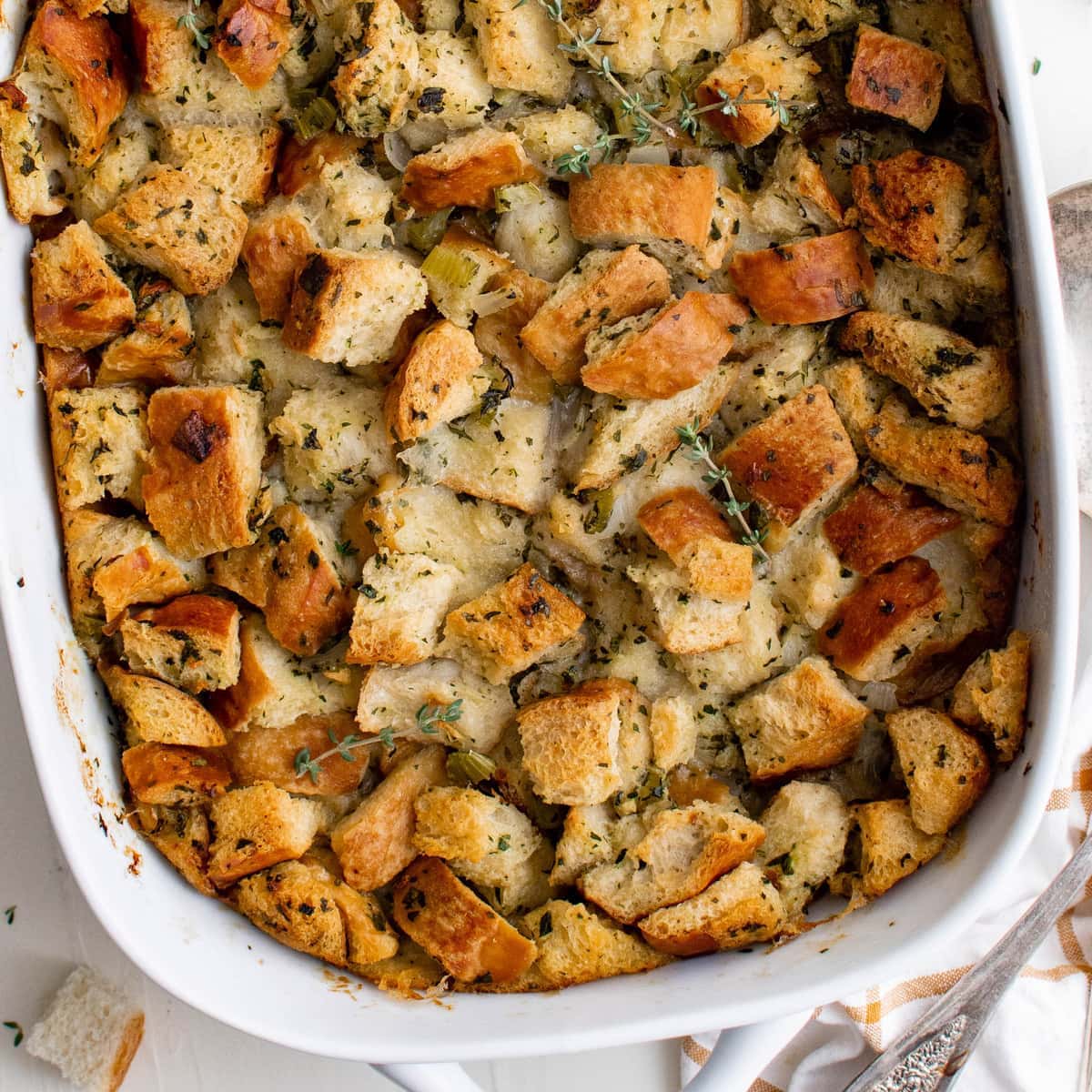 Homemade Stuffing - Thriving Home