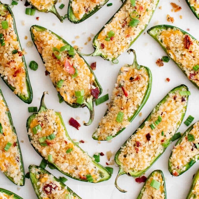 Stuffed Jalapeno Poppers | YellowBlissRoad.com