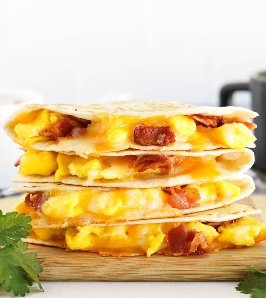 How to Make Quick and Easy Breakfast Quesadillas In a Waffle Maker