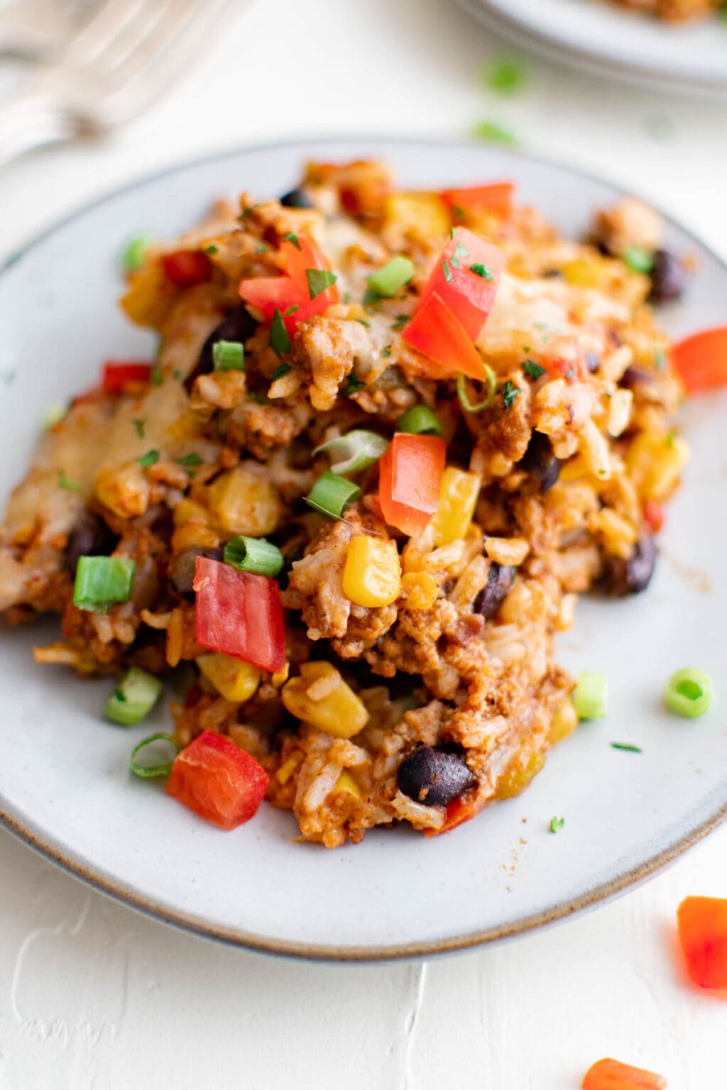 Southwest Ground Turkey Casserole With Rice 