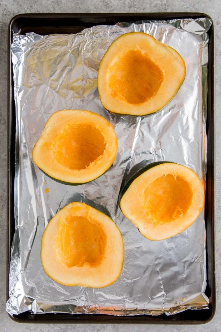 Easy Baked Acorn Squash | Roasted Squash Recipe